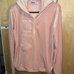 Women’s Fila Velour Zip Hoodie size L